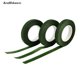 [andl] rollos duraderos impermeables verde floristería cinta elástica floral flor 12 mm cinta c615