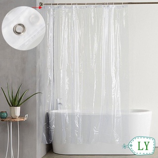 Ly decoración del hogar cortina de ducha accesorios de baño agua resistente a salpicaduras PEVA plástico transparente impermeable moda moho a prueba de agua suministros de baño