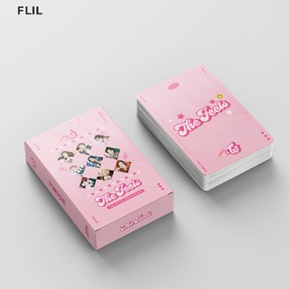 fl 54pcs/set TWICE ITZY MAMAMOO Red Velvet IU Lomo Card Photo Album Photocard Card cl (7)