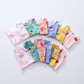pijamas niños ropa de dormir de algodón baju tidur budak traje de dibujos animados pijamas niño pijamas niños (3)