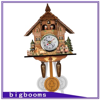 [BigRooms] Reloj de pared Retro de cuco creativo reloj de madera casa sala de estar dormitorio Dcor