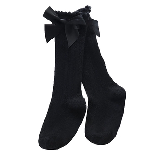 calcetines largos de algodón para niños a rayas (9)