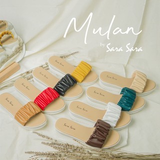 Sara Sara Mulan Slop sandalias de las mujeres Casual sandalias de suela blanca deslizamiento en las mujeres cuñas sandalias
