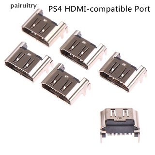 [prt] 5 piezas/lote PS4 compatible con HDMI/conector de interfaz de puerto compatible con HDMI/piezas de repuesto.