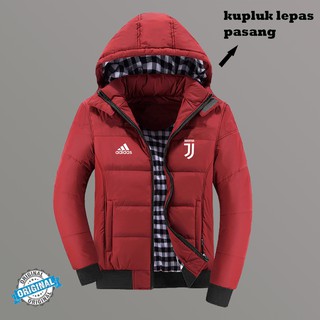 Última chaqueta Juventus Parka 2021/chaqueta gruesa para hombre impermeable Ori 100% Material Pic Real