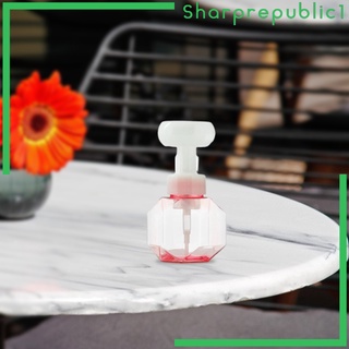 [Shpre1] 10oz (300 ml) dispensador vacío botella recargable dispensador de espuma botella en forma de flor burbuja para viaje jabón de mano limpiador Facial champú ducha