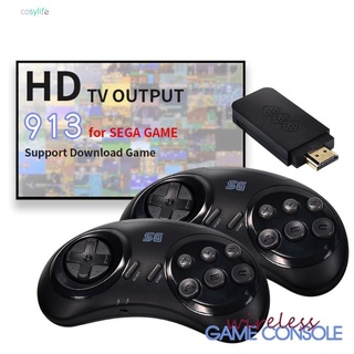Consola retro con Sega De juegos Md 16bit con 900+juego consola De video juegos compatible con salida De Tv/Hdmi compatible/control inalámbrico Cosylife
