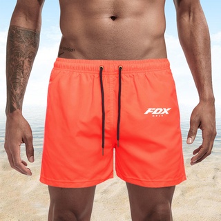 fox shorts hombres casual pantalones cortos de verano playa surf cordón pantalones cortos gimnasio fitness running deportes corto s-4xl