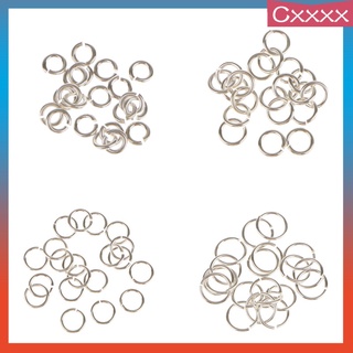 Cxxxx anillos abiertos De plata Esterlina 925 con 60x3-6mm Para hacer joyería (7)