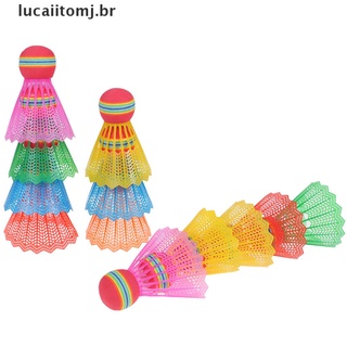 Lumjhot 12 pzas pluma De nailon Para velcro/blonce con arcoíris/pelota deportiva/juego