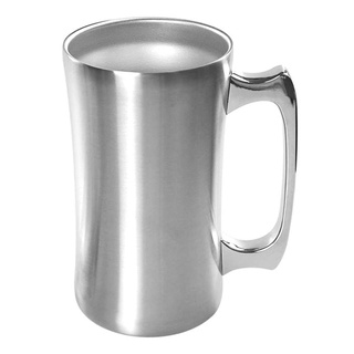 Tazas de acero inoxidable de doble pared Oz /420Ml Metal café y té y vino taza taza aislada tazas con asas
