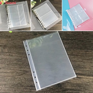 10Pcs a5 mangas a5 transparente bolsa de almacenamiento de fotos de hoja suelta álbum página interior (5)