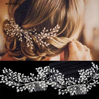 wutiskg de lujo vintage novia accesorios de pelo hecho a mano perla boda joyería peine cl (1)