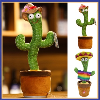 cactus alimentado con pilas sacudiendo la cabeza bailando coche adorno decoración del salpicadero juguete regalo para niños (1)