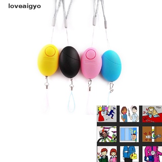 Loveaigyo Personal Anti-Attack Security Loud Alarm Emergency Siren Keychain CL