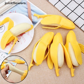 Jtmy Peeling Banana Squeeze Squish Fidget Toys descomprimir trucos de broma JTT