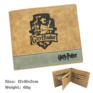 Harry Potter cartera corta en relieve cartera hombre billetera regalos para amigos