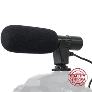micrófono de cámara para nikon canon dslr dv entrevista grabación externa v4s1