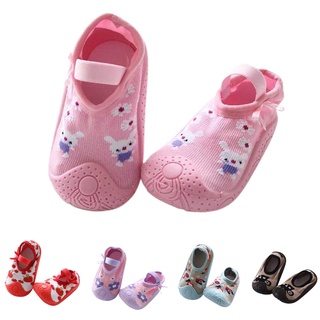Calcetines De Piso Antideslizantes Transpirables Con Suela Suave/Zapatos De Dibujos Animados Para Bebés/Niñas