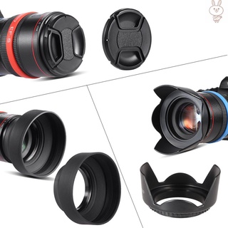 ANDOER [Nuevo] Kit de filtro de lente de 72 mm UV+CPL+FLD+ND (ND2 ND4 ND8) con bolsa de transporte, tapa de lente, soporte para tapa de lente, tulipán y capucha de lente de goma, paño de limpieza (3)