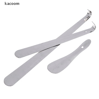 Kacoom Professional stainless steel silver shiny metal shoe horn spoon shoe horn 3 size CL
