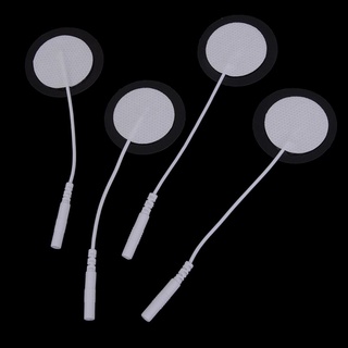 Wutiskg 2～8x Round replacement electrode pads for tens machine self-adhesive reusable CL