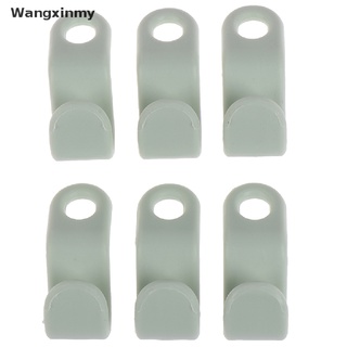 [wangxinmy] 6 ganchos de plástico para guardar espacio, ganchos de plástico, abrigo, armario, perchas, venta caliente