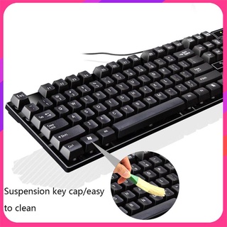 Fk - juego de teclado para ratón con cable, oficina en casa, no luminoso, teclado de ordenador (5)