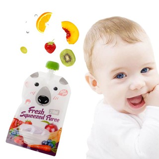 8 bolsas resellables frescas exprimidas de alta calidad, prácticas de destete para bebés (1)