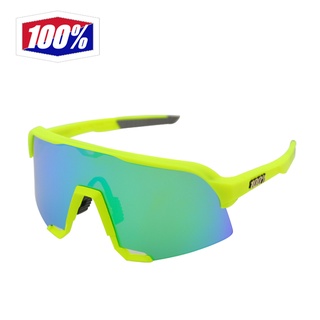 nuevo 100% uv400 gafas de sol de ciclismo al aire libre hombres mujeres bicicleta a prueba de viento arena deportes gafas gafas de bicicleta
