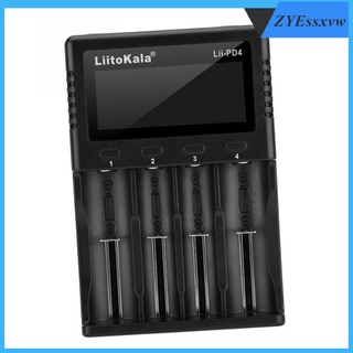 lii-pd4 4 ranuras smart lithium nimh cargador de batería para 17670/17500 compacto
