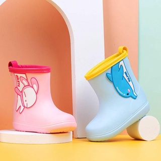 y botas de lluvia de dibujos animados para niños, diseño antideslizante, diseño único, botas de lluvia