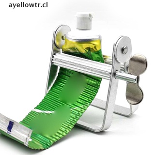 amarillo 1pc exprimidor de pasta de dientes rodillo pasta de dientes exprimidor tubo exprimir dispensador. (7)