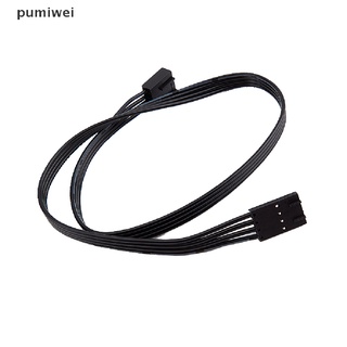 Pumiwei 40cm 5Port PC Ventilador Hub Splitter Controlador De Velocidad Adaptador Para 4 Pines PWM CL