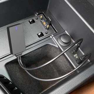 Adaptador inalámbrico Bluetooth entrada de Audio interfaz de música Cable en el coche AUX Cable USB para B-M-W E90 E91 E92 E93 (3)