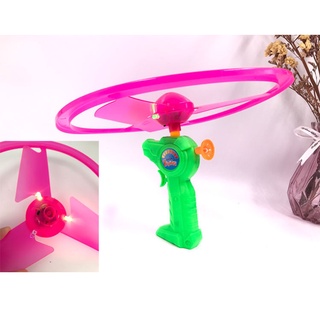 divertido juguete volador giratorio led procesamiento de luz flash juguete volador para niños juego al aire libre (8)