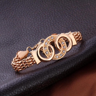 Collar clásico de cristal de lujo pendientes de pulsera anillo conjunto de diamantes de imitación joyería señoras fiesta (7)
