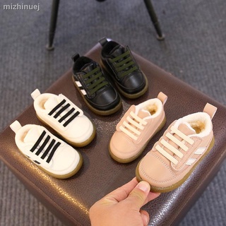 Zapatos de algodón para bebé de 0-1-3 años de invierno más grueso de algodón de terciopelo para niños y niños zapatos infantiles con