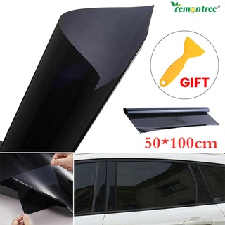 M5-professional 5% VLT película de aislamiento de ventana de coche negro sin cortar película de vidrio parasol pegatina Auto accesorios 100x50cm