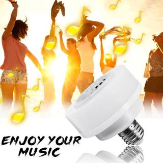 Lámpara De Luz inalámbrica para perforar E27 Led inalámbrico Bluetooth parlante Rgb control De Música lámpara De teléfono juego De luces+Method+ (2)