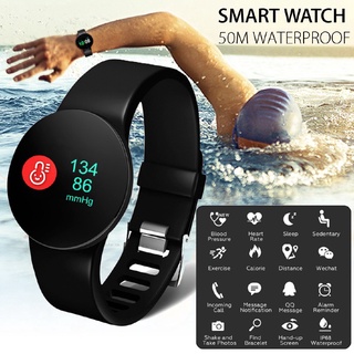 ele☀ D3 Plus Smart Watch Heart Rate Monitor Sports Bracelet IP68 Waterproof Wrist