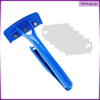 portátil de largo alcance de la espalda afeitadora maquinillas de afeitar diy aseo herramienta de afeitar para hombre regalo