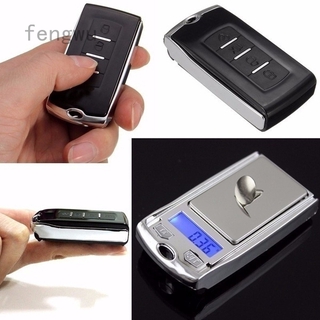 Fengwu Youngxilive 100G X G Mini portátil bolsillo electrónico báscula de pesaje coche llavero forma Digital escala Popular