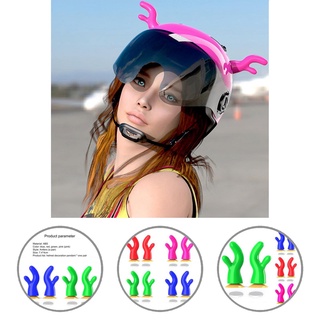 rainbrown portátil casco decoración adorno antler motocicleta casco headwear ventosas convenientes para la decoración de cascos