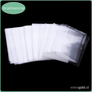 🙌 100x mangas de tarjeta protector protector transparente mangas 60x90mm yNmj