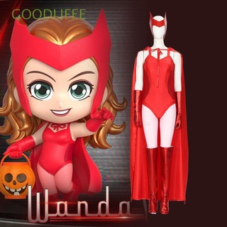 GOODLIFEE Fashion Wanda Vision Party Cosplay Disfraces Capa Adulto Medias De Halloween Trajes