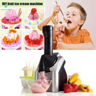 casa máquina de helado eléctrico sorbet de fruta máquina para hacer helados veganos saludables postres