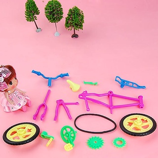 [lisa5] Bicicleta De Plástico desmontable Para Bicicleta Multicolor