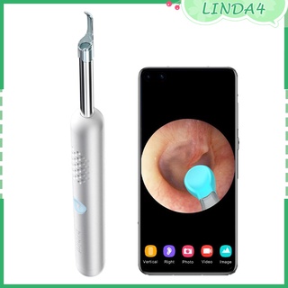 Linda4 Cera De oído inteligente Para remover endoscopio y Otoculoso/cámara práctica De Cera Para Celular