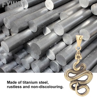 fyws1 cremallera tira de acero de titanio en forma de serpiente colgantes accesorios de ropa para hombre viejo (6)